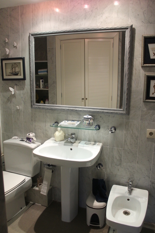 complete bathroom for the main bedroom