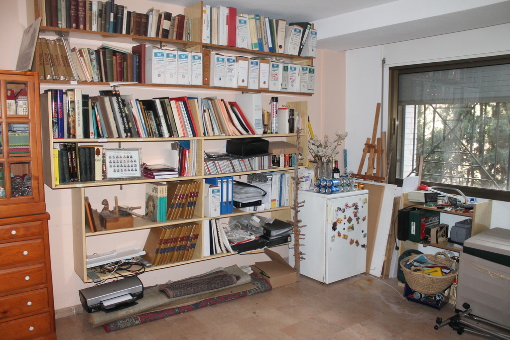 studio, library