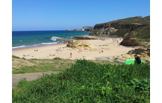 This beach is 3 minutes from home by car