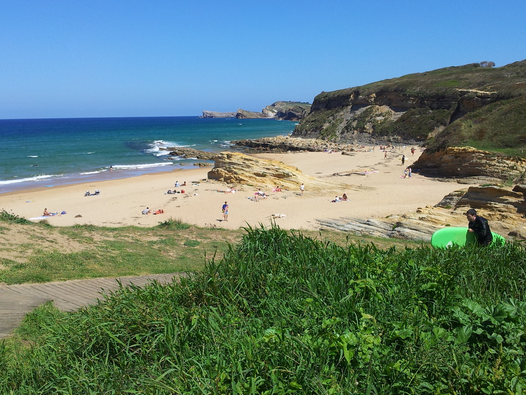 This beach is 3 minutes from home by car