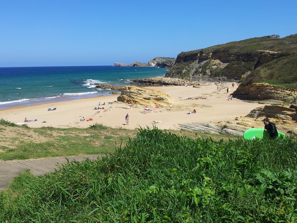 This beach is 3 minutes from home by car