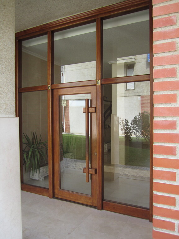 Entrance to the building