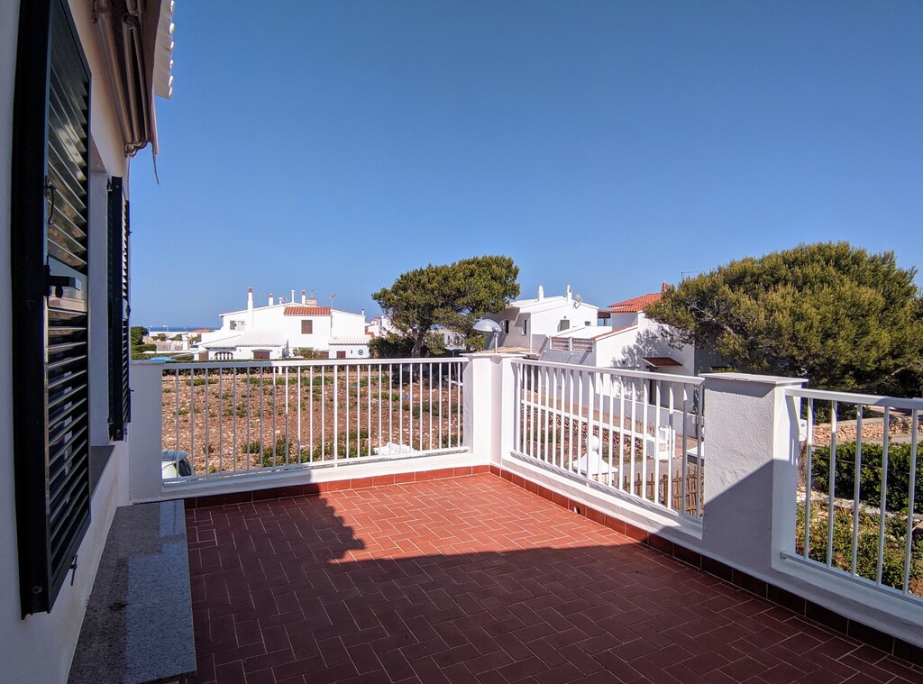 Back terrace on the first floor