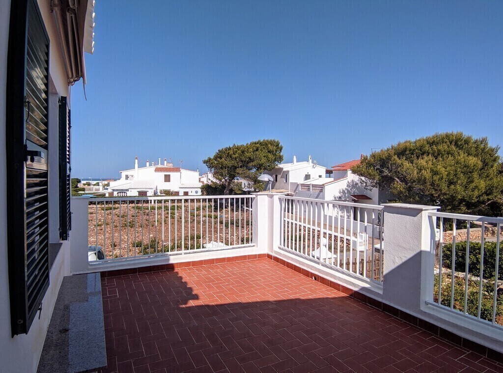 Back terrace on the first floor