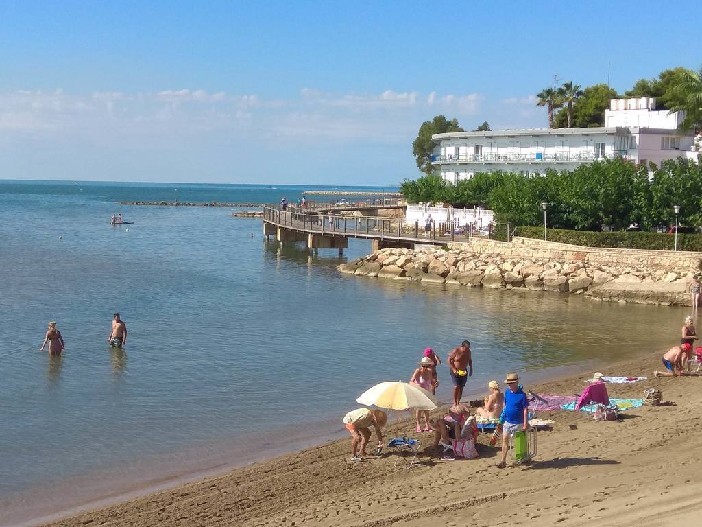 The beach 5 minutes from the flat.