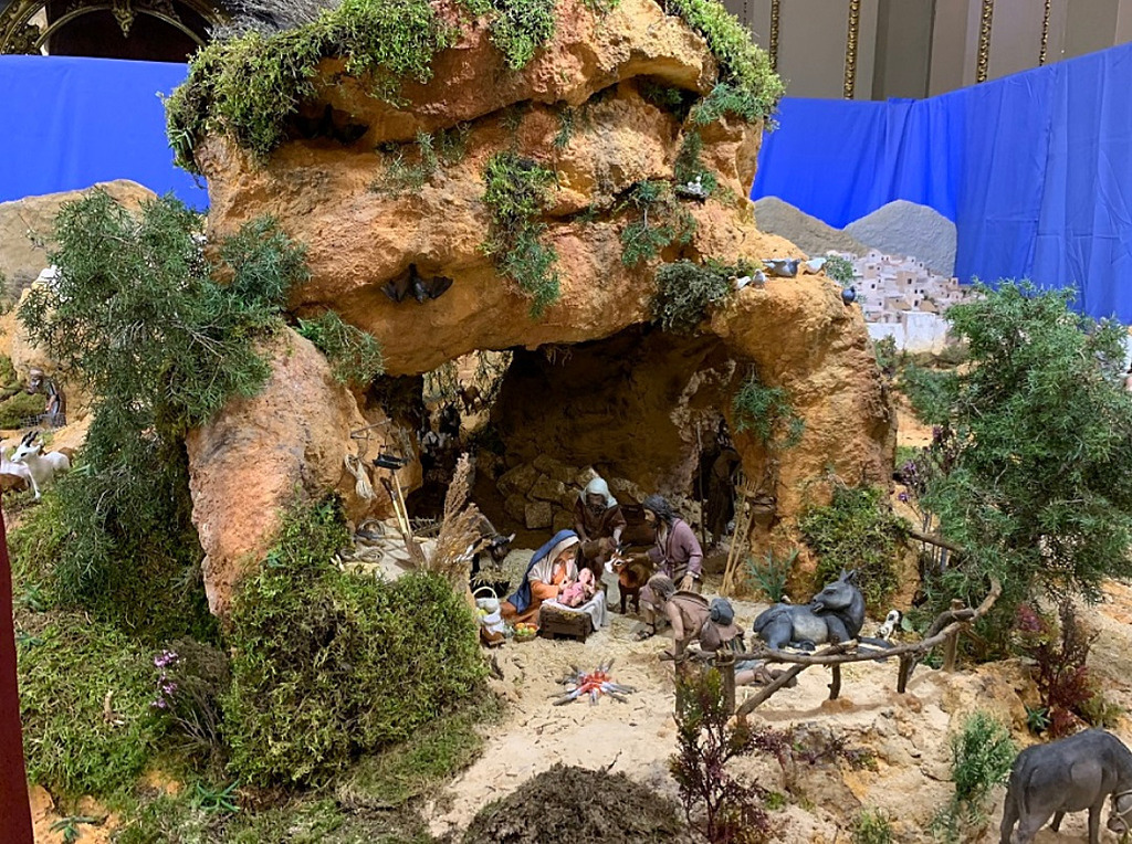 Belén in Town Hall, Christmas time