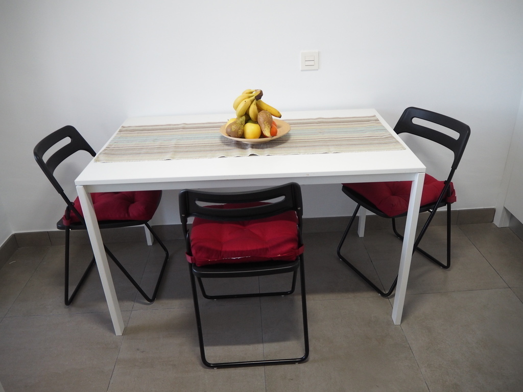 Kitchen table to have breakfast