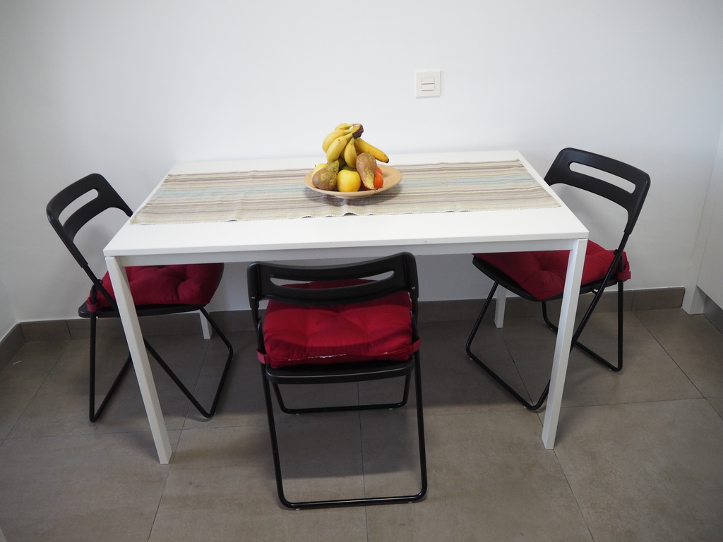 Kitchen table to have breakfast