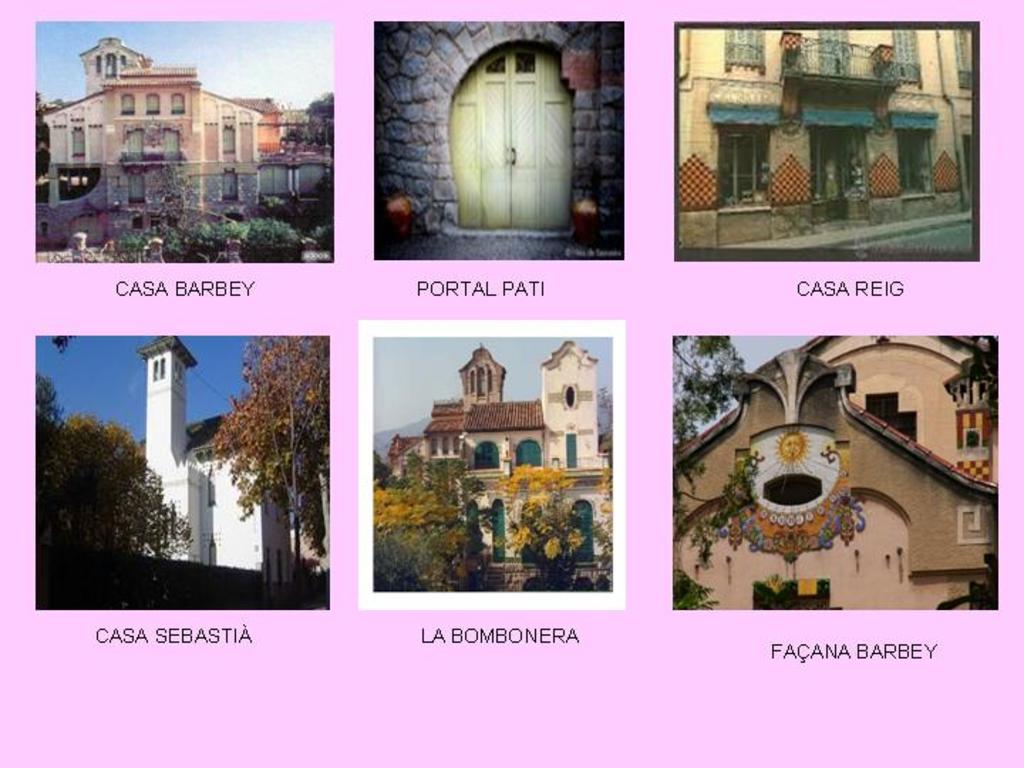 CASAS MODERNISTAS LA GARRIGA