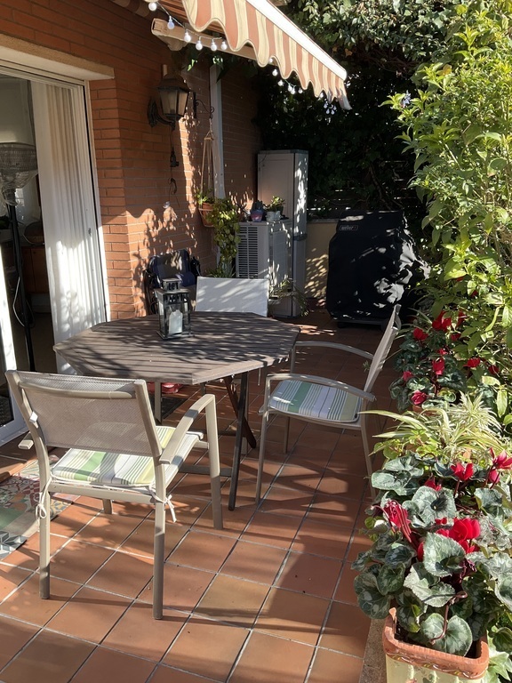 Terrace with barbacue