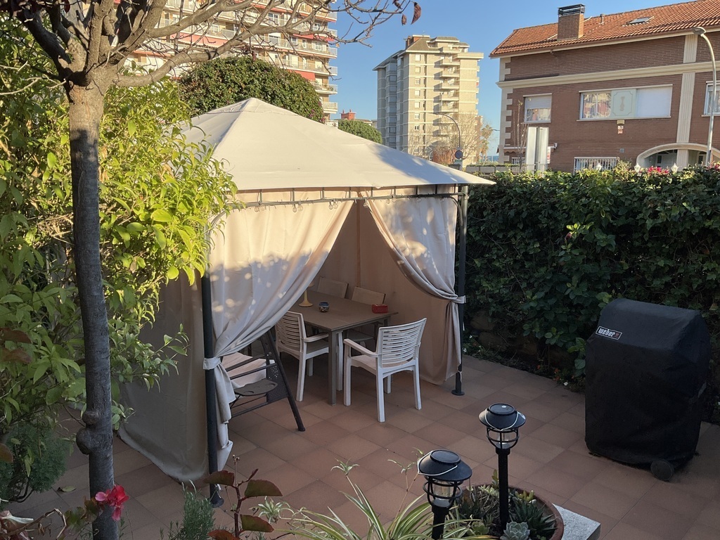 Pergola at the garden