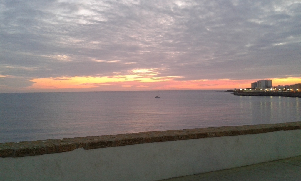 Sunset in Cádiz