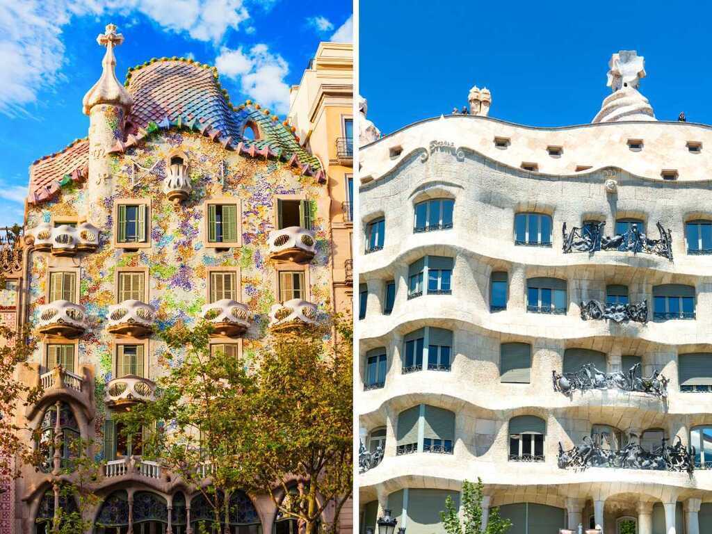 Barcelona. Casa Batlló - Casa Milà