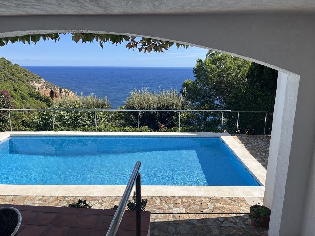 Vistas desde la terraza de la piscina