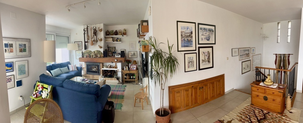 Vista living-room planta de acceso