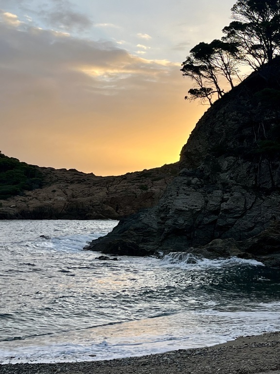 Salida del sol en plataja de Sa Tuna
