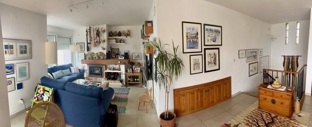 Vista living-room planta de acceso