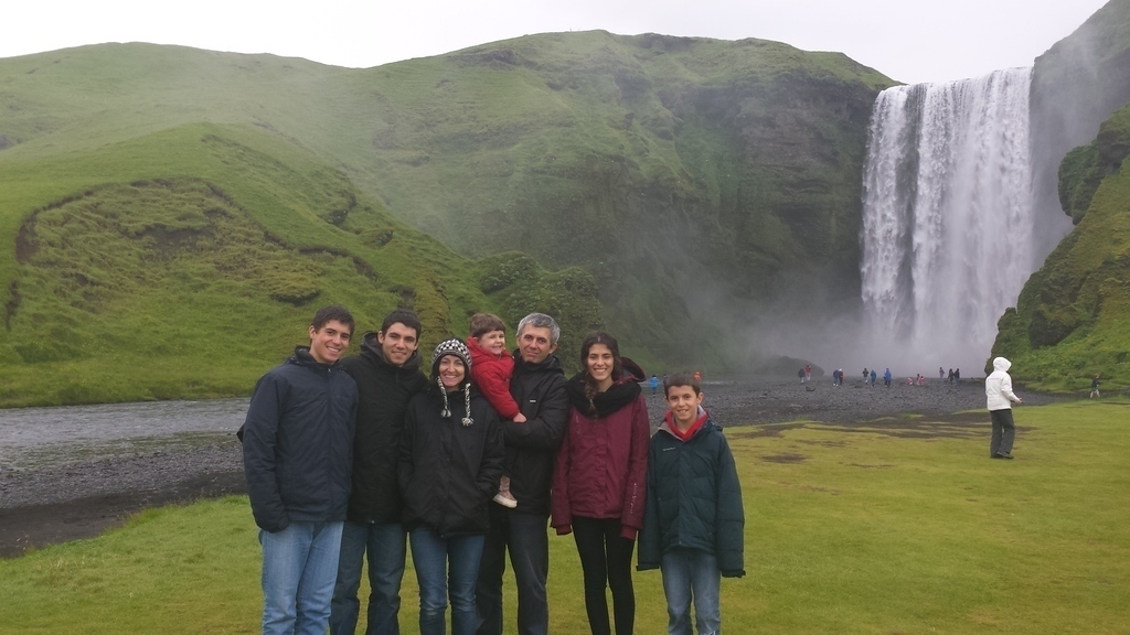 All of us enjoying holidays in Iceland (2014)