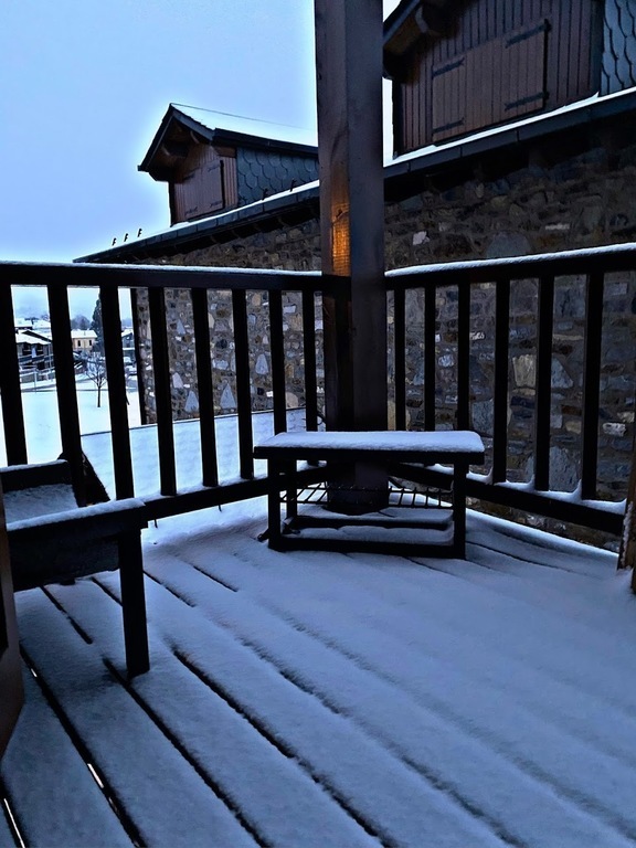Our first floor terrace in winter