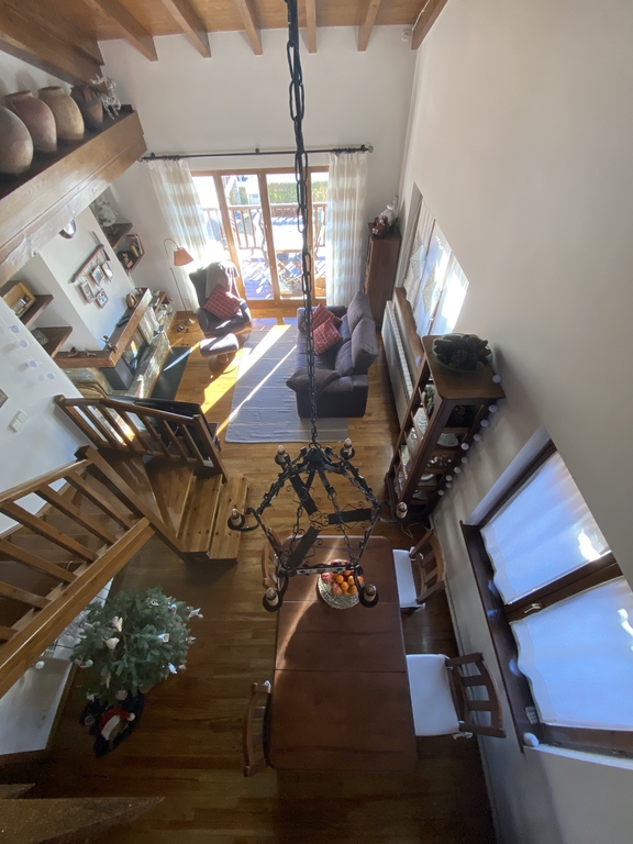Dining room seen from the second floor