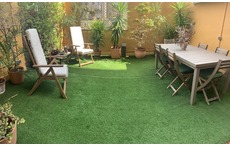 Our patio in Barcelona flat