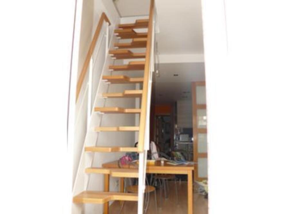 Stairs to the room upstairs