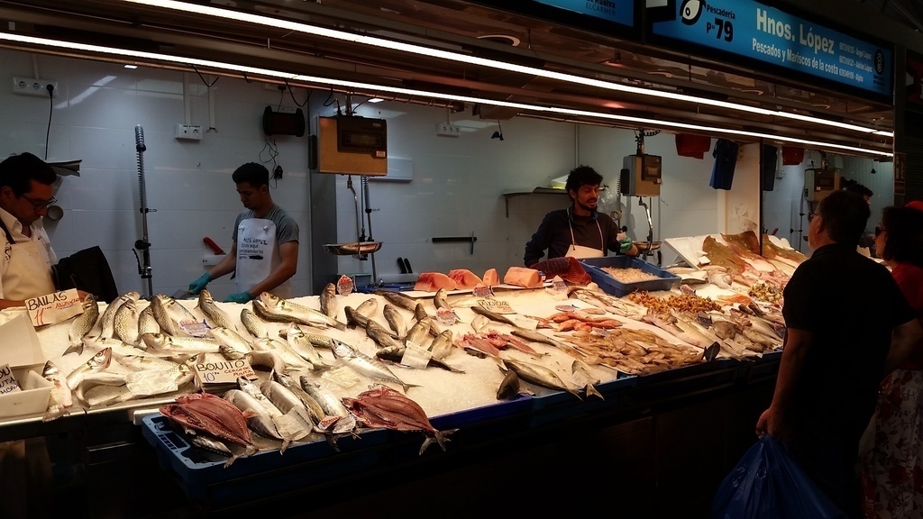 Huelva es la ciudad más cercana. Mercado/Huelva is the nearest city, the food market