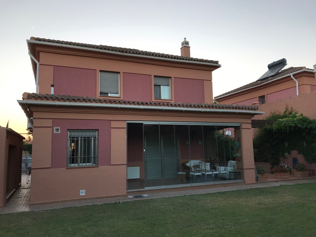 View from the garden