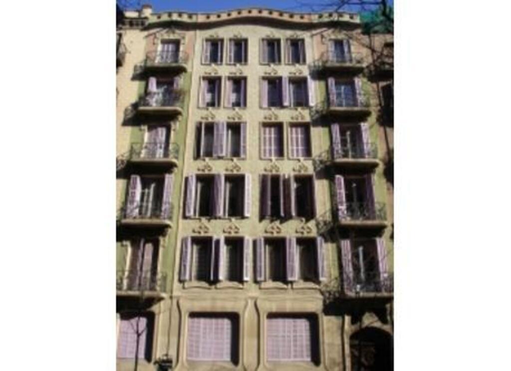 Modernist building in Girona street
