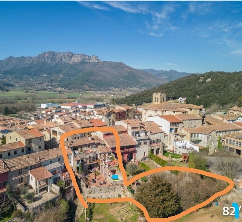 Our house with terrace, pool and big garden