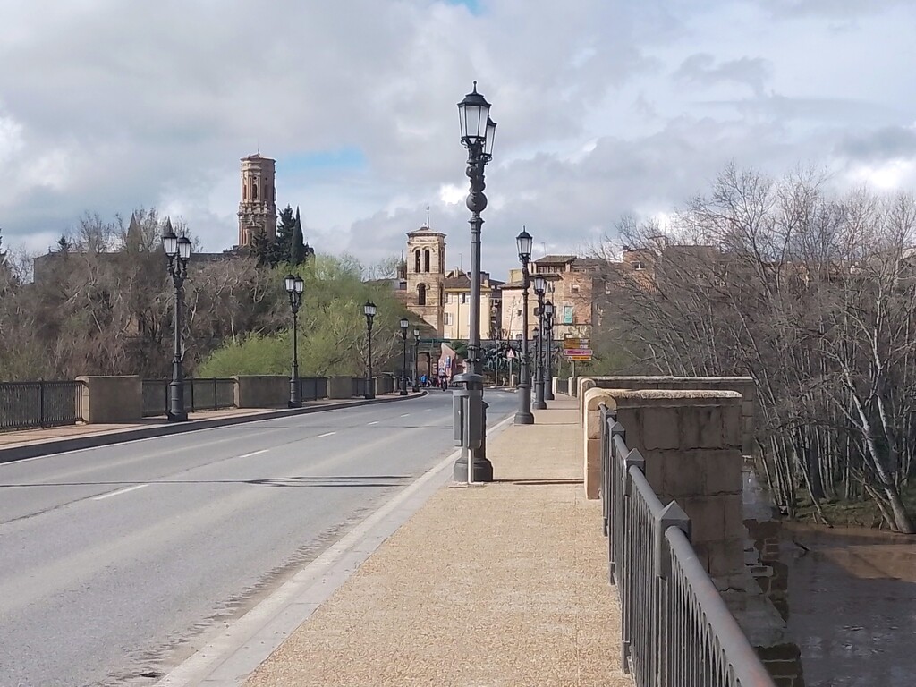 Puente sobre río Ebro. Medieval.
Tudela 