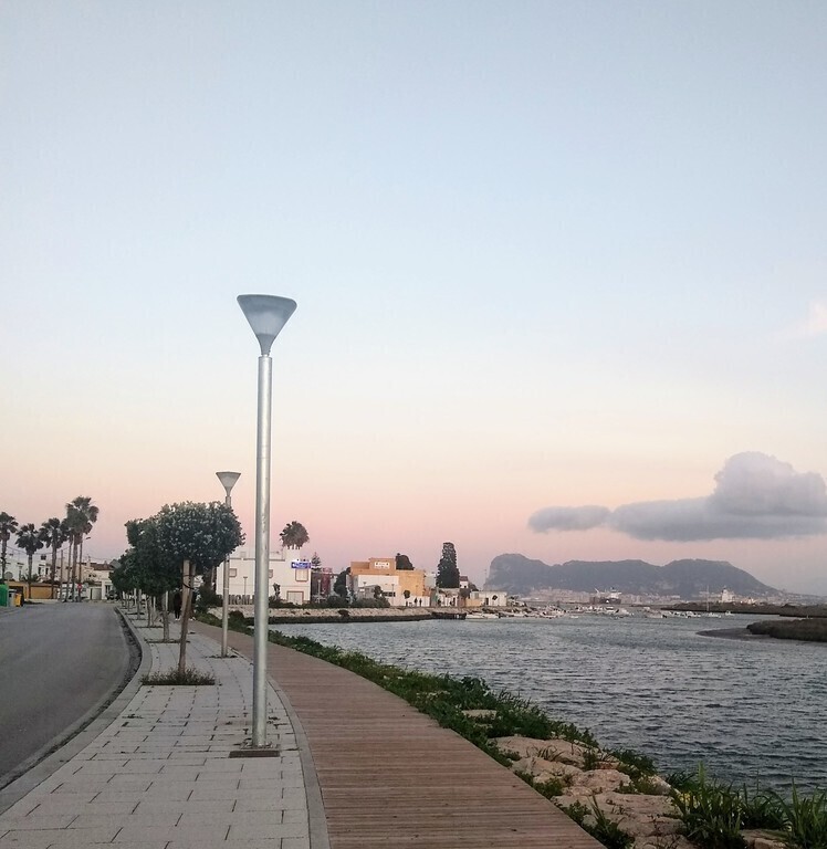 Walk to the beach from the river banks