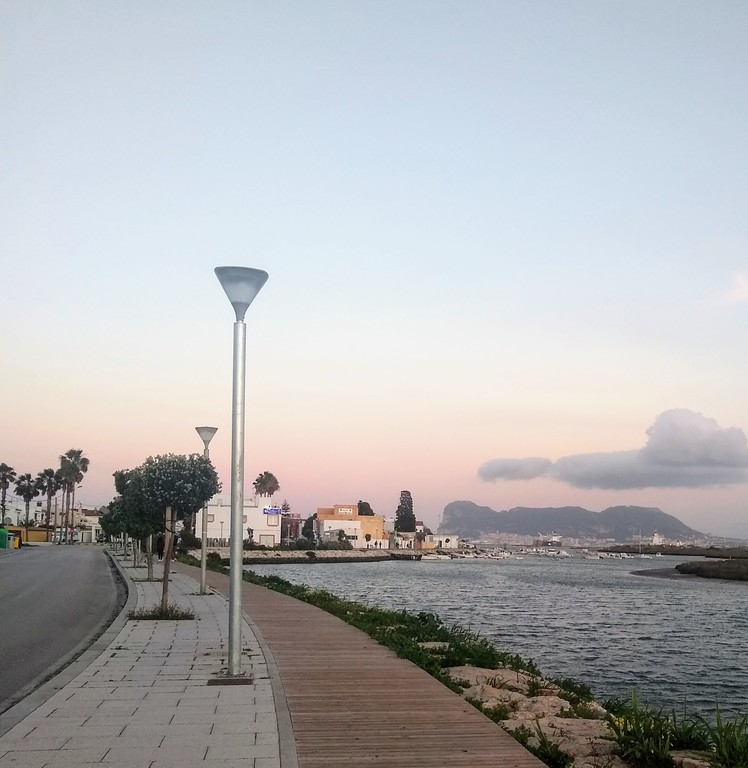 Walk to the beach from the river banks