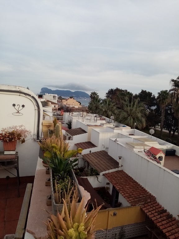 View from the roof terrace in Palmones
