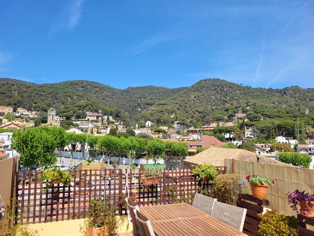 Views from the mountain terrace