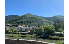 BIESCAS FROM OUR HOUSE WINDOW
