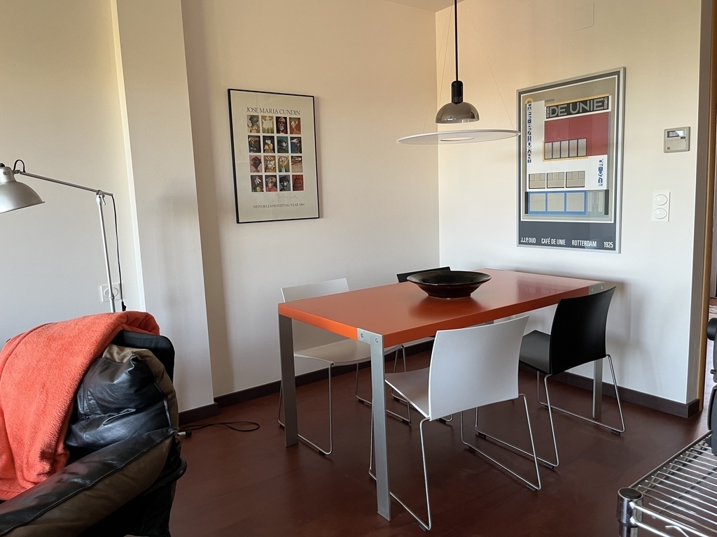 The dining room area