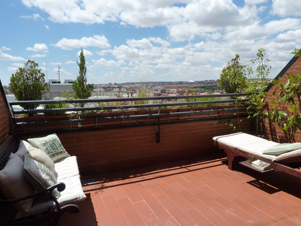 Terrace with unobstructed views of the city and privacy