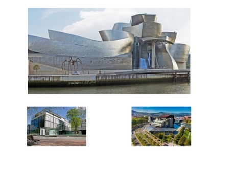 Guggenheim and Bellas Artes museums, 15' walk; Euskalduna Palace, 10' walk