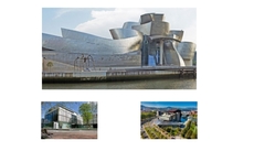 Guggenheim and Bellas Artes museums, 15' walk; Euskalduna Palace, 10' walk