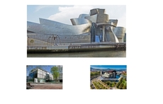 Guggenheim and Bellas Artes museums, 15' walk; Euskalduna Palace, 10' walk