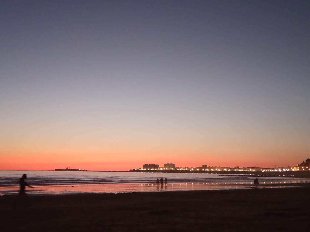 Anochecer de verano en nuestra playa
