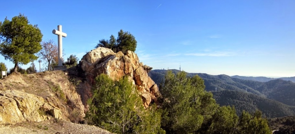 Santa Creu d'Olorde, 1h 30 min from Molins de Rei walking