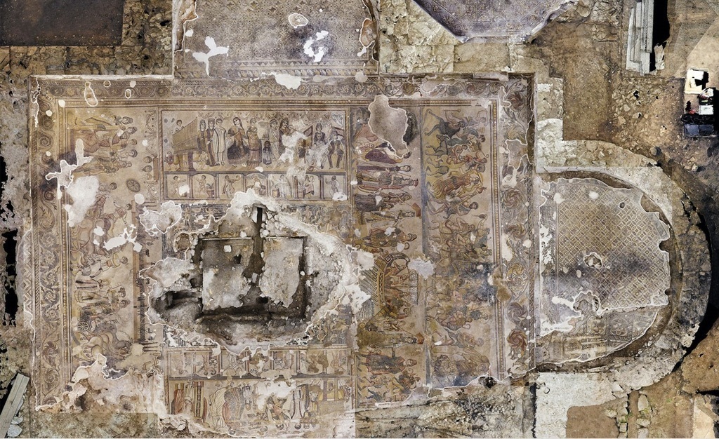 Cuenca. Mosaico romano de Noheda. Foto José Latova