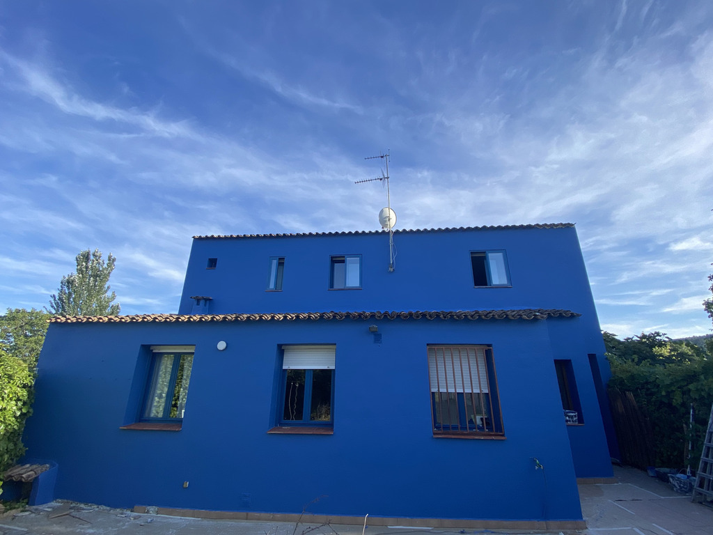 Parte de atrás de la casa