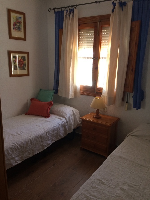 Habitación con 2 camas de 90 cm.