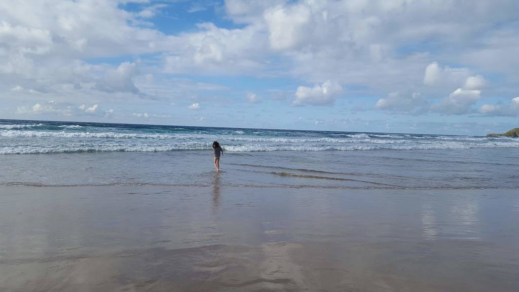 Merón, Oyambre, en diciembre, sin gente