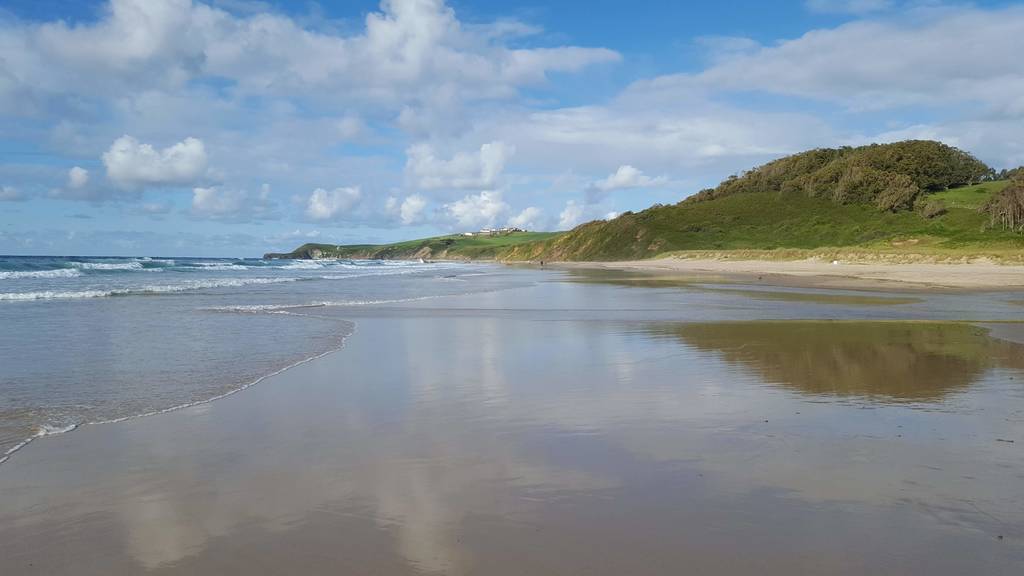 Merón, Oyambre, en diciembre, sin gente