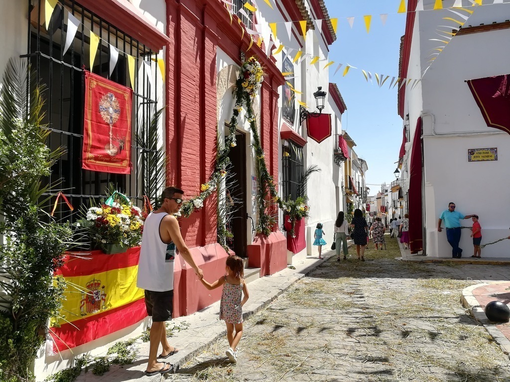 Fuentes de Andalucía. Corpus Cristi (junio)