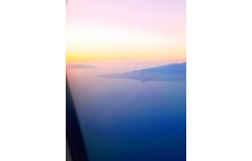 Aerial view of a few Canary Islands: Tenerife, La Gomera & La Palma